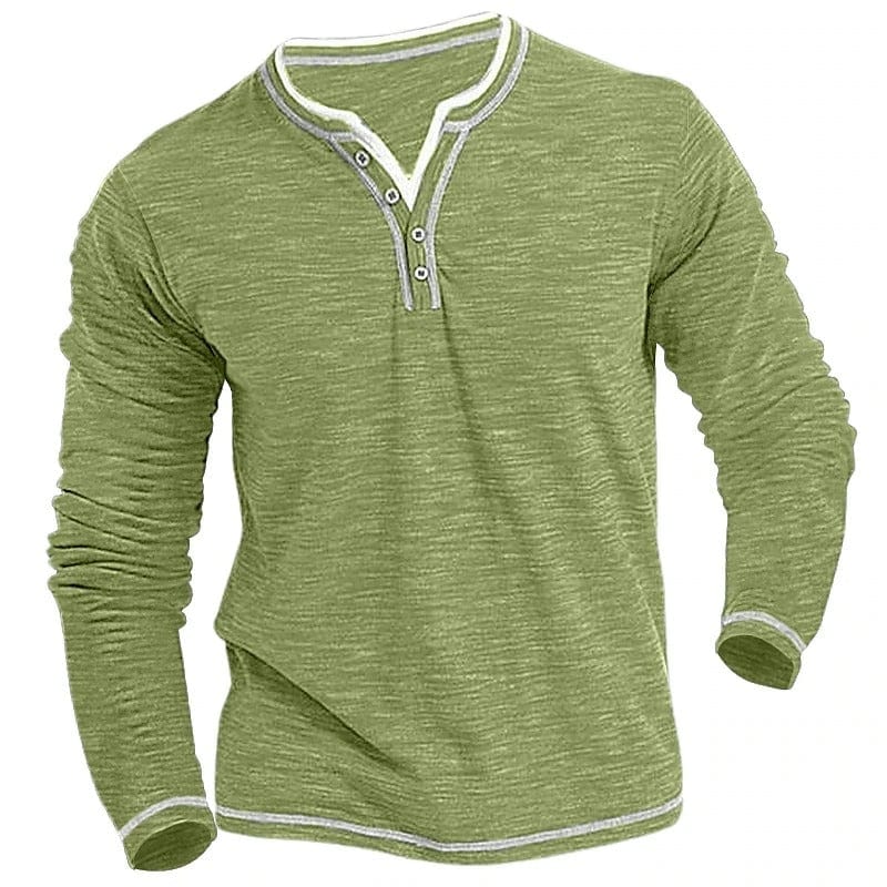Tyler Owen Klasyczny Top Henley