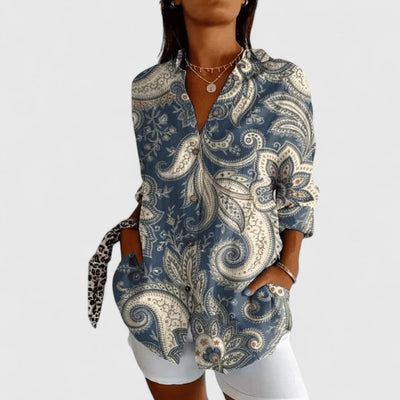 Katarine | Elegancka Bluzka w Kwiaty