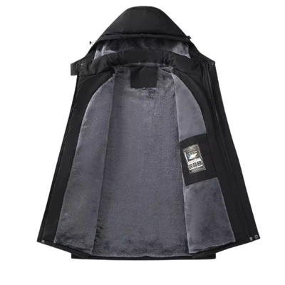 Elegancka polarowa kurtka na zewnątrz