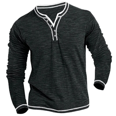Tyler Owen Klasyczny Top Henley