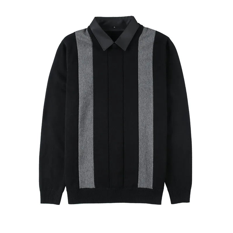 Elijah™ - Klasyczny Sweter w Paski