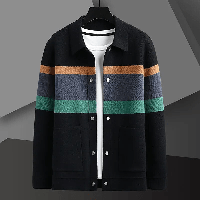 Nathan™ - Przytulny Sweter w Paski