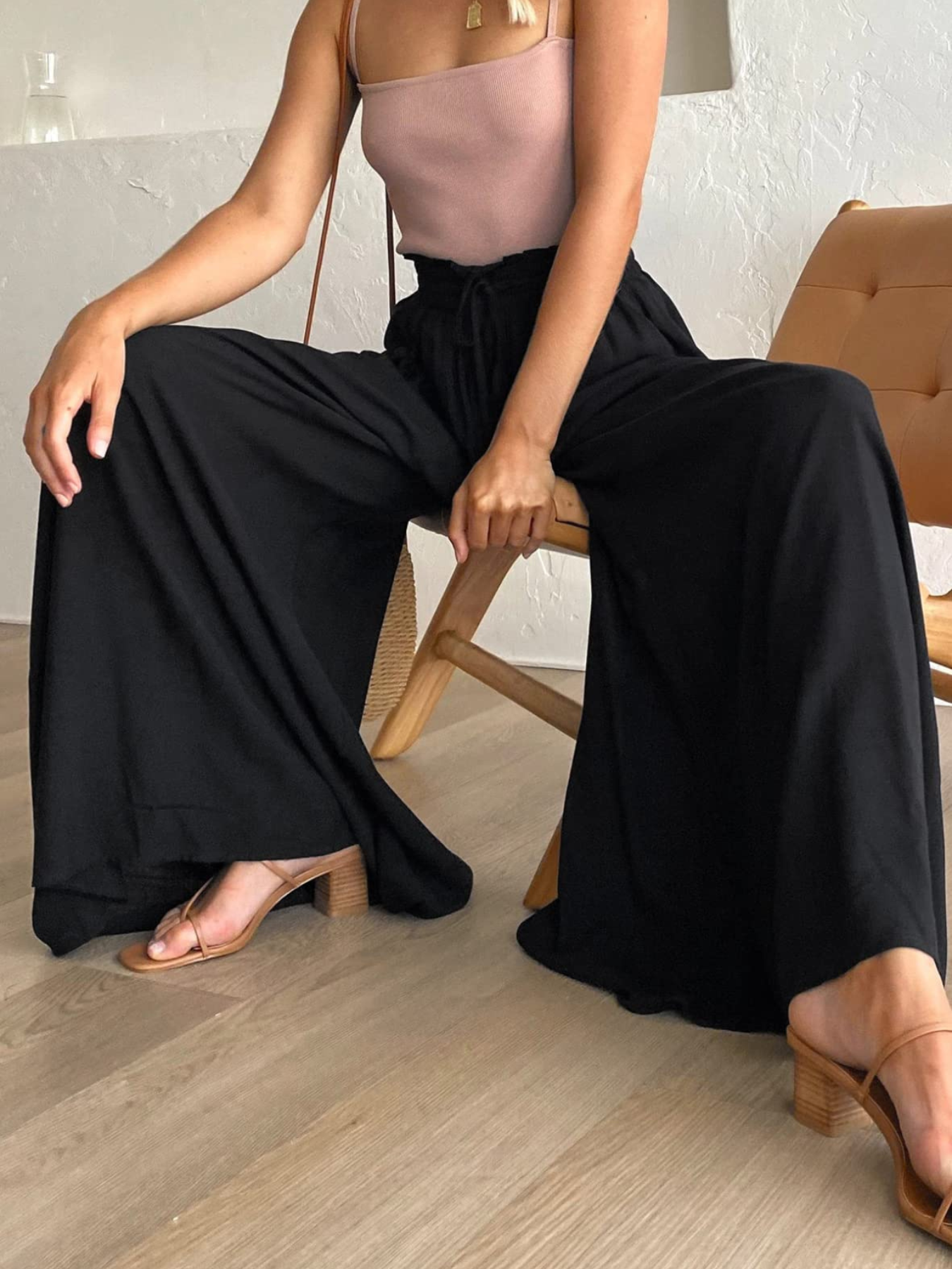 Amelia™ - Eleganckie Spodnie z Szerokimi Nogawkami