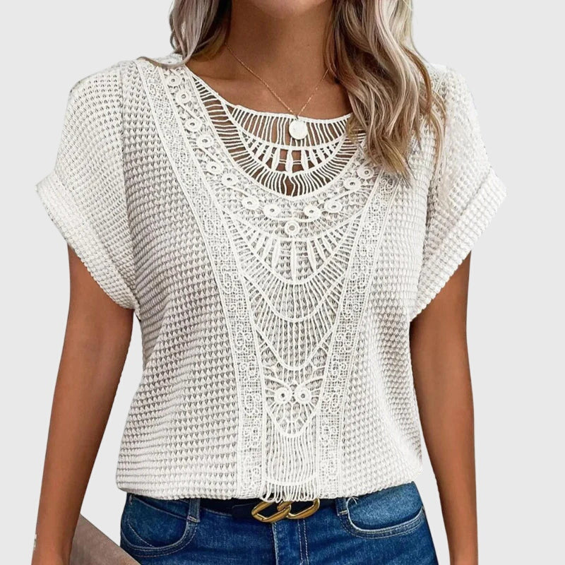 Pearl™ | Elegancka Bluzka Inspirowana Ibizą