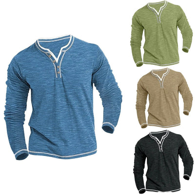 Tyler Owen Klasyczny Top Henley