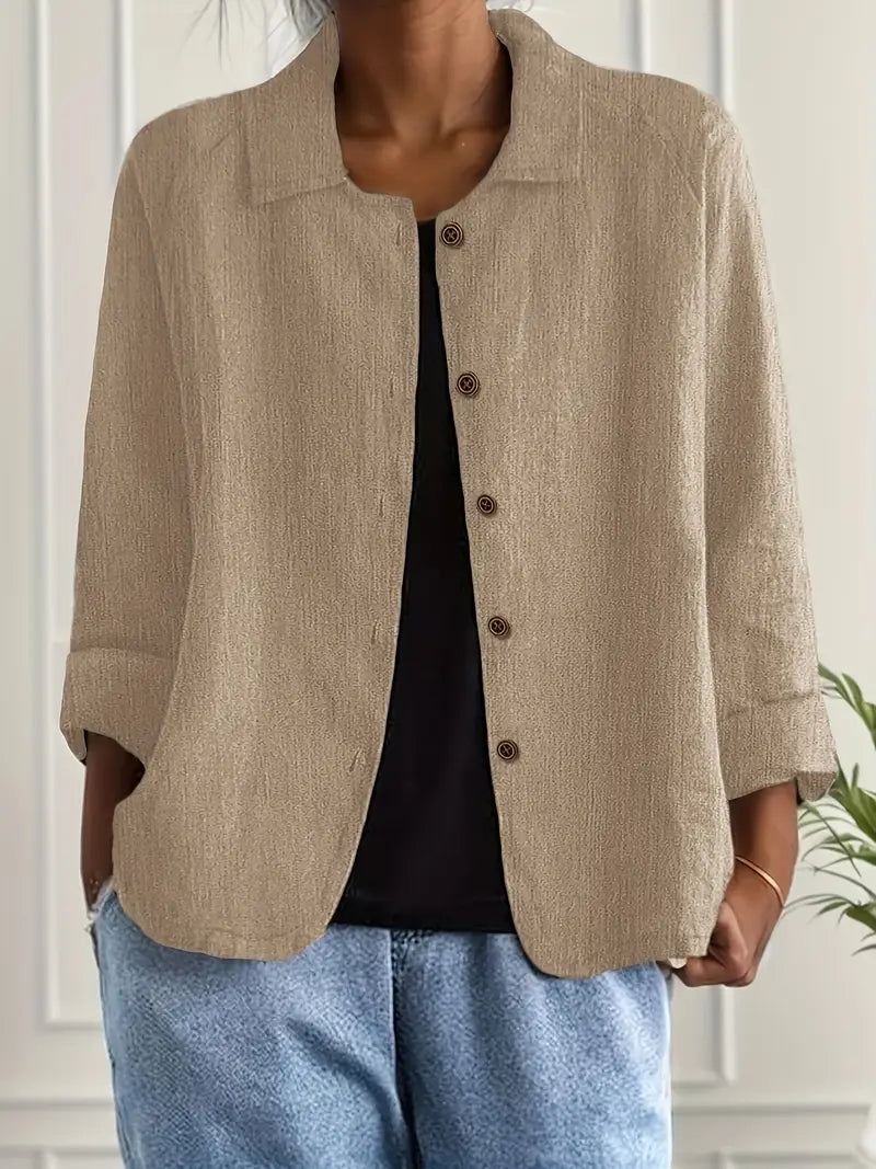 Sofia™ | Ponadczasowy Lekki Top z Bawełny