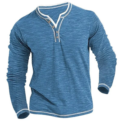 Tyler Owen Klasyczny Top Henley