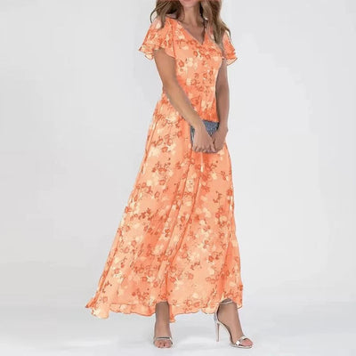 Kathrine™ | Elegancka Sukienka Maxi z Fajną Sylwetką