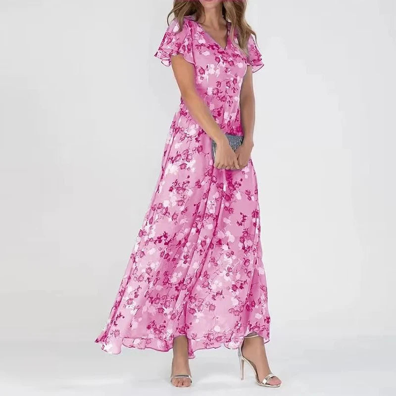 Kathrine™ | Elegancka Sukienka Maxi z Fajną Sylwetką
