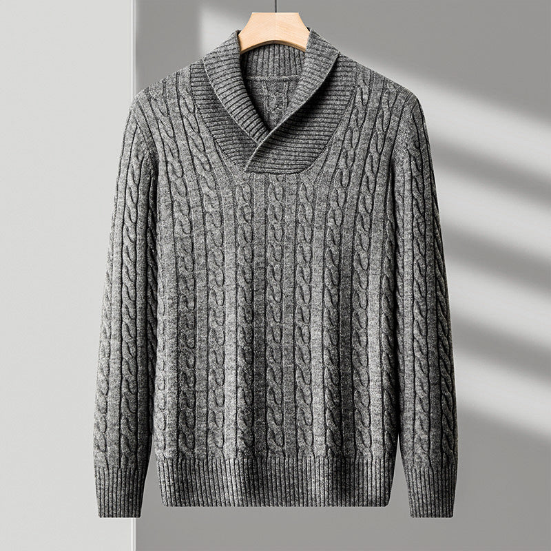 Ethan™ - Modny Sweter z Dzianiny