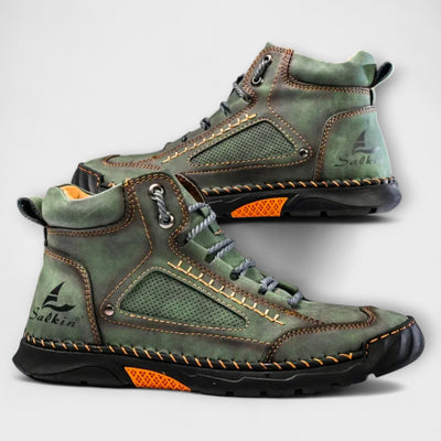 Wysokie skórzane buty - Sobieksi Kraków