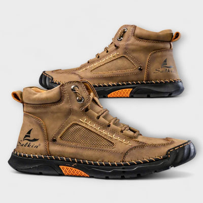 Wysokie skórzane buty - Sobieksi Kraków