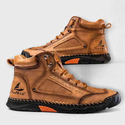 Wysokie skórzane buty - Sobieksi Kraków
