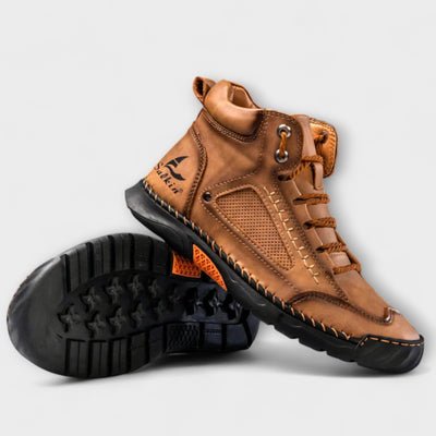 Wysokie skórzane buty - Sobieksi Kraków