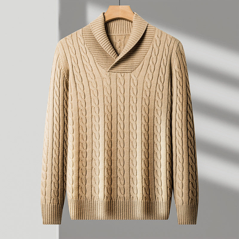 Ethan™ - Modny Sweter z Dzianiny