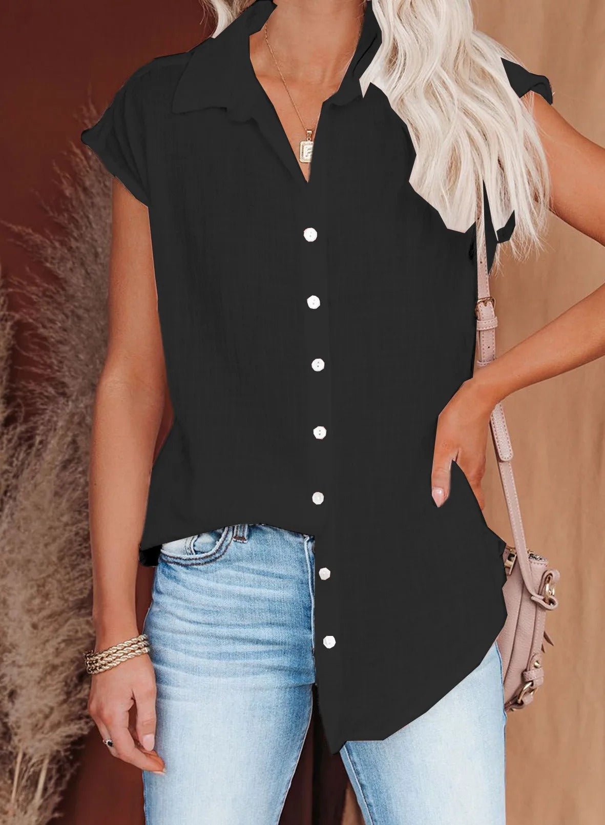 Leonie | Luźny Letni Top