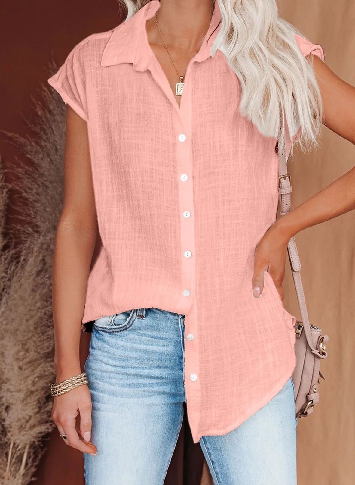 Leonie | Luźny Letni Top